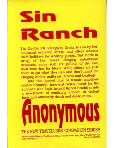 Sin Ranch By Anonymous