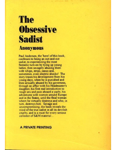 The Obsessive Sadist By Anonymous 2