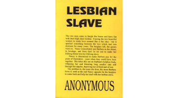 Lesbian Slave By Anonymous