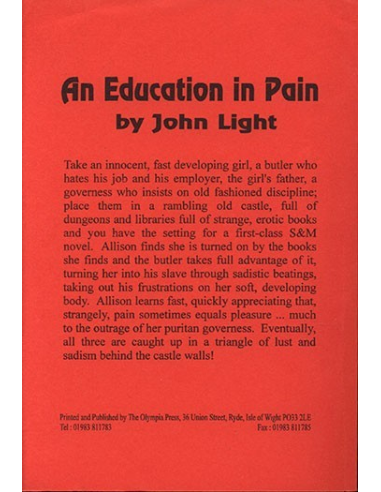 An Education in Pain By John Light
