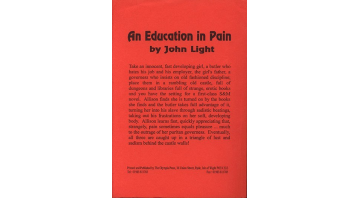 An Education in Pain By John Light