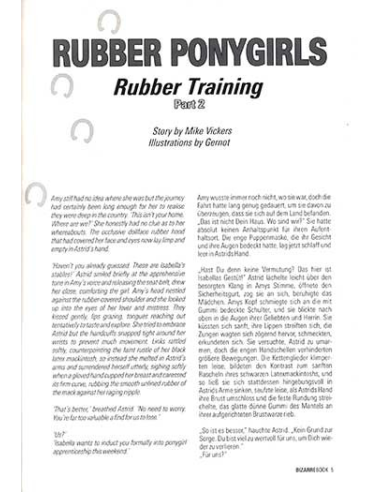 Rubber Ponygirls Rubber Training Part 02