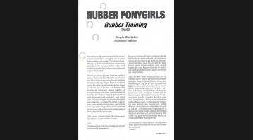 Rubber Ponygirls Rubber Training Part 02