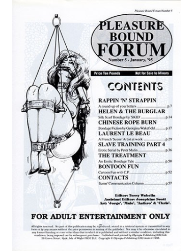 Pleasure Bound Forum Vol 1 No.5 @ Rambooks