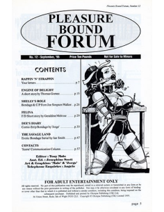Pleasure Bound Forum Vol 1 No.12 @ Rambooks 2