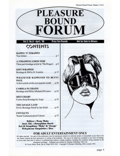 Pleasure Bound Forum Vol 2 No.6 @ Rambooks 2