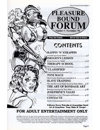 Pleasure Bound Vol 1 No.3