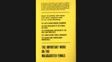 Maladjusted Female by A. Joseph Burstein, Ph.D
