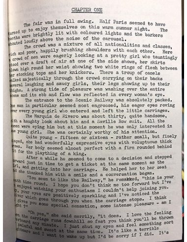 A Week Of Whip -Original Soho Typescript