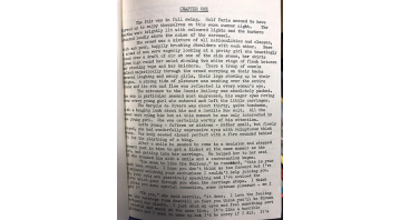 A Week Of Whip -Original Soho Typescript