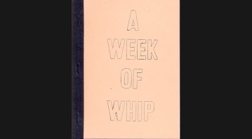 A Week Of Whip -Original Soho Typescript