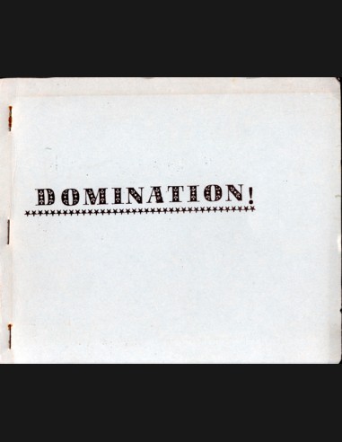 Domination! - Original Soho Typescript