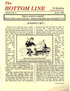 The Bottom Line On Spanking Vol. 5 No.04